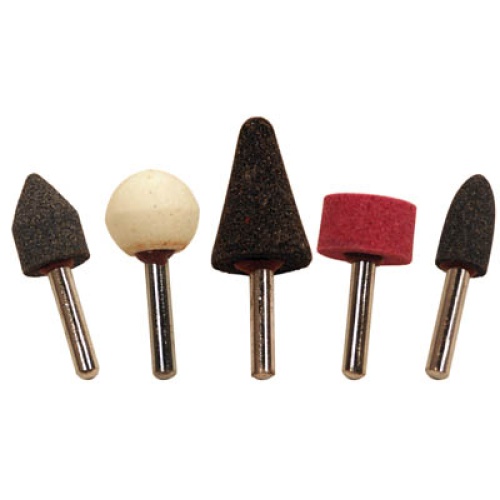 Mounted stone assortment 5 pc 1/4 inch