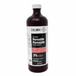 Hydrogen Peroxide 3% 450ml Antiseptic/12 Delon