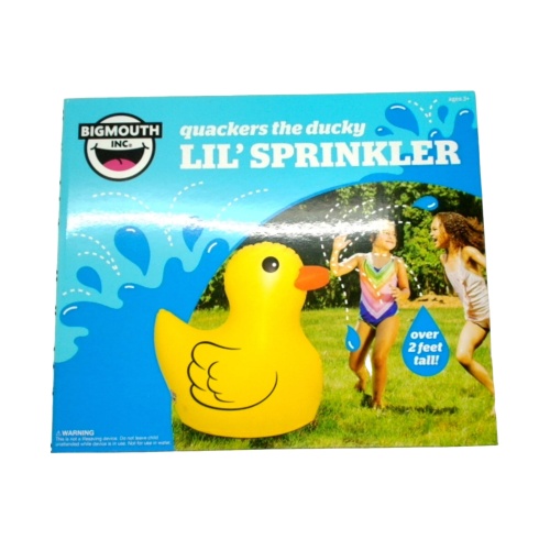 Quackers The Ducky Lil' Sprinkler Over 2 Feet Tall Bigmouth Inc.