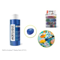 Acrylic Paint 188 BLUE METALLIC 4oz Acrylique