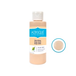 Acrylic Paint 195 WARM BEIGE 4oz Acrylique