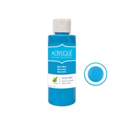 Acrylic Paint 201 NEON BLUE 4oz Acrylique