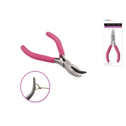 Beading/Jewelry Tool: Curved Nose Pliers w/Soft...