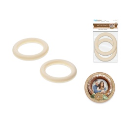 Craftwood: Craft Rings 2pk 70mm  Natural