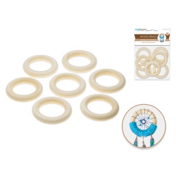 Craftwood: Craft Rings 7pk 45mm Natural