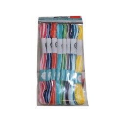 Embroidery Floss Assorted Variegated Brights