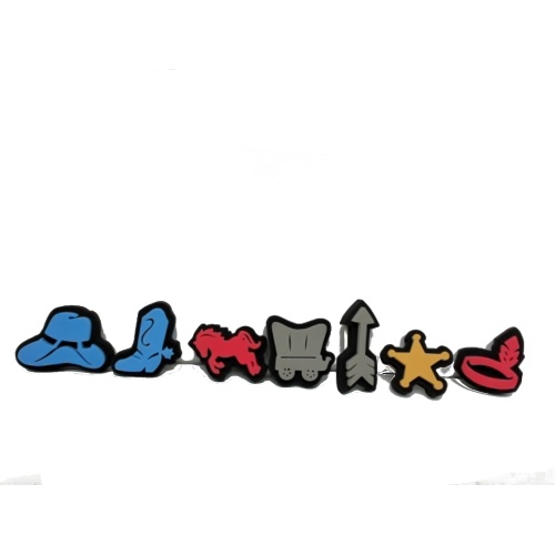 Foam Stamp Cowboys & Indians Assorted (Or 12/$0.99) - each sold individually