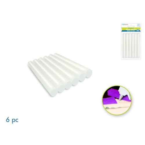 Glue Sticks: 4 Regular 6pk Dual Temp 11mm Thick