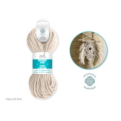 Macrame Cord A-Ecru 4mm 25yds Needlecrafters