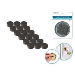 Magnetic Buttons: 12mm 18pcs/pk On Mirror