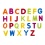 Magnetic alphabet uppercase for ages 3 and up