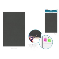 Magnetic Sheet 5x8" Self-Adhesive"