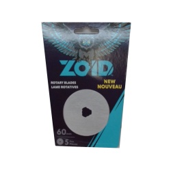 Rotary Blades 60mm 5pk. Zoid