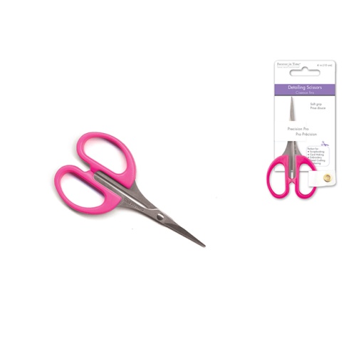 Scissors 4 inch 10cm detailing scissors with soft grip