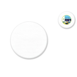 Stretch Artist Canvas: Round 10 Primed Back-Stapled"