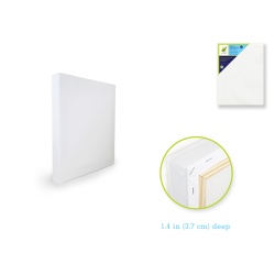 Stretch Artist Deep Canvas: Rect. 11x14" 3.7cmD Primed Back-Stapled"