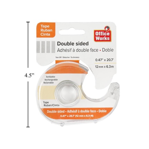 Tape Double Sided 12mm x 6.3m