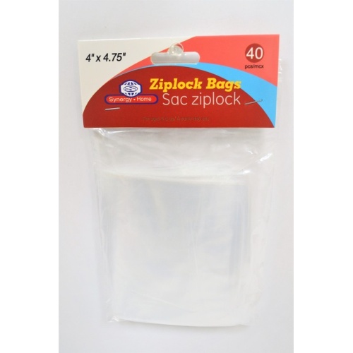 Ziplock Bags 4in X 4 75in 40pcs Per Bag
