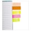 ADHESIVE MEMO 100 SHEET 5-PACK, 76x15mm DESK TECH