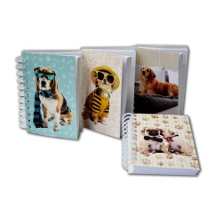 Fat Little Book 300pgs 4x6" Dog Designs Asst'd"