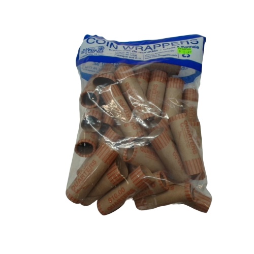 $0.25 COIN ROLLERS 36/PK N.F.S PAPER