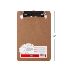 Clipboard hardboard mini 6x9 inch 15.2x22.9cm