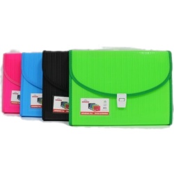 Expanding File 13 Pockets Asst'd Colors