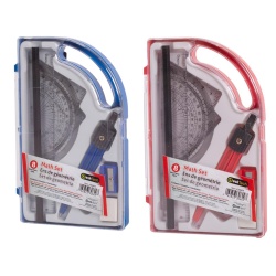 Math Set 8-pc Plastic Desk Tech