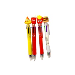 Pen 6 In 1 Colours Snack Food Diamond Vision