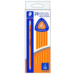 Pencils 20/pk Graphite Triangular Staedtler