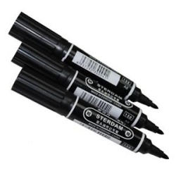 Stationery - Marker Permanent Twin-Tip Large 10 pack