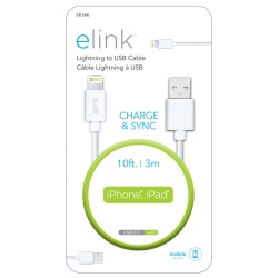 Cable - USB Lightning™ 10ft White