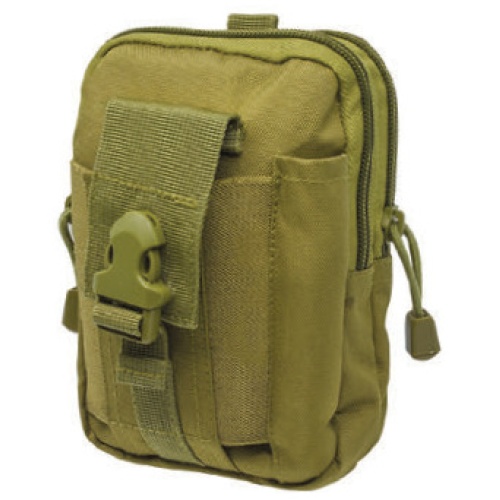 pouch milspex multi coyote - ideal for smartphone etc. 3.75x5x7 inch 9.5x13x18cm