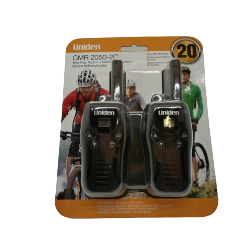 Two Way Radios 20 Mile Range 22 Channels Rechargeable Uniden