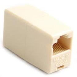 Adaptor - RJ45 Coupler F/F - Extends Internet Cables