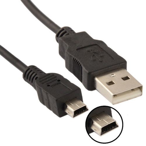 Cable - Mini USB 5 Foot PC, Laptop, Car Dash Cam, Digital Camera