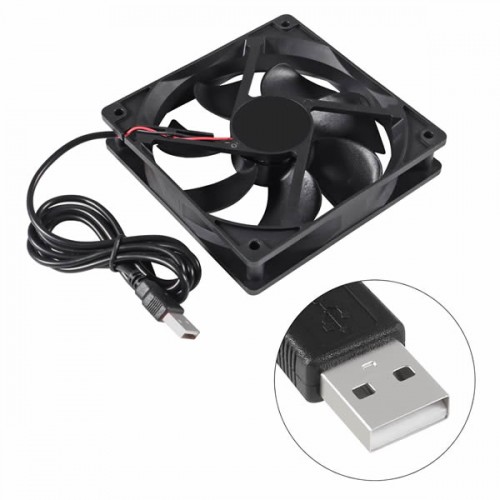 Case fan 120x120mm with USB connector