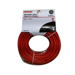 Cat 6 network cable 50 foot 15.2m Assorted colours and quality