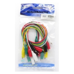 ALLIGATOR CLIP SET OF TEN W/ WIRE