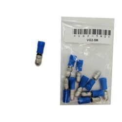 Male Bullet Crimp Terminal 5 / 0.195 bag of 10