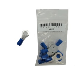 Terminal Insulated Ring Type Stud Size 1/4 inch - bag of 10