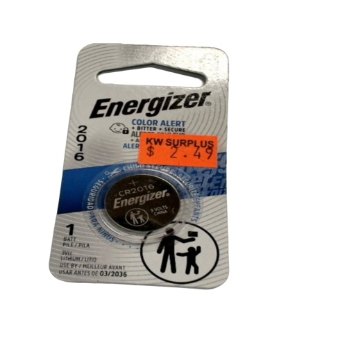button cell CR2016 energizer