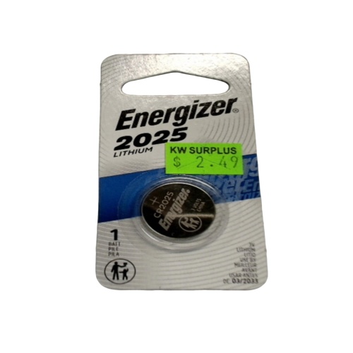 button cell CR2025 energizer