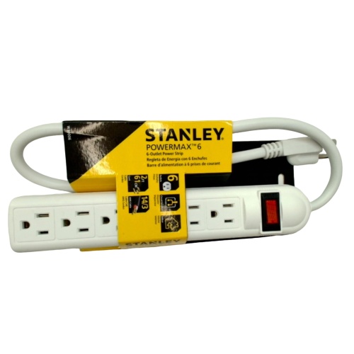 Power strip 6 outlet Stanley powermax