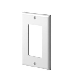 Decora Wallplate 1 gang white