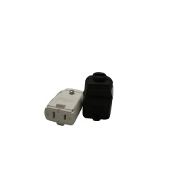 Female Plug Connector 2-Wire White Or Black