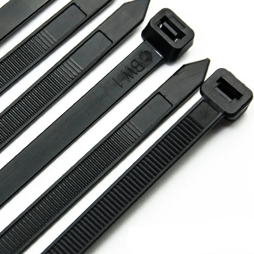 Nylon cable tie 10 inch 50 lb black 100 pack