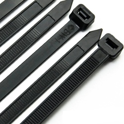 Nylon cable tie 12 inch 50 lb black 100 pack