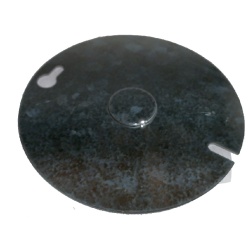 Round Cover 4 w/ 1/2" Knockout 54c6"