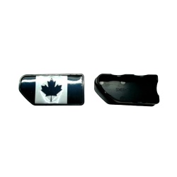 Canadian Flag Truck Bed Rail Cap Covers 2pk.